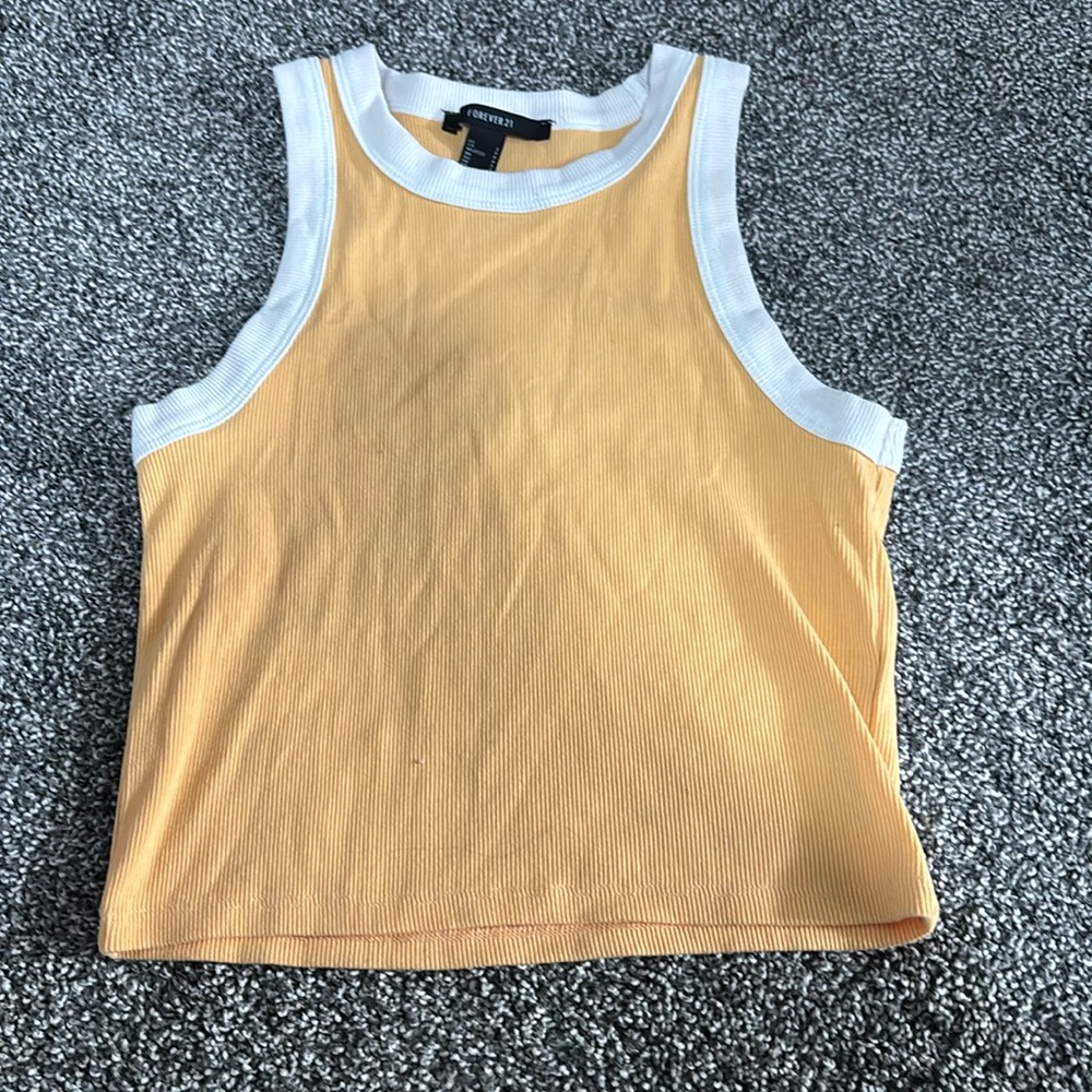 Orange forever 21 tank